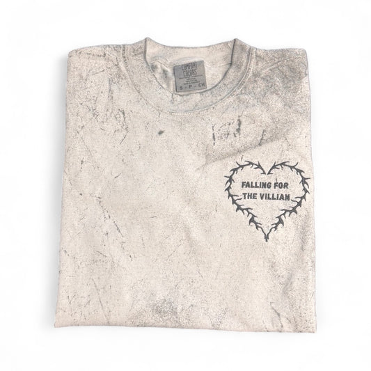 Falling for the Villain Embroidered T shirt