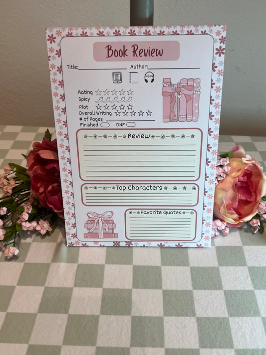 Pink Book Review Notepad (TropiCon PREORDER)