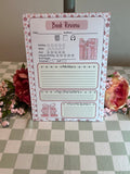 Pink Book Review Notepad