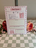 Pink Book Review Notepad